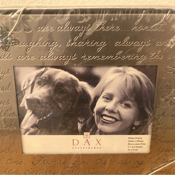 ✨ DAX Silver Metal Photo Frame - Friends Theme, 5x3.5. New in Box! - Picture 11 of 15